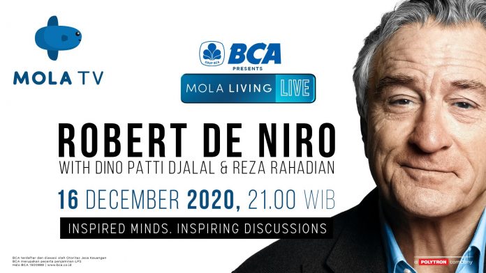 Bincang-Bincang dengan Robert De Niro di Mola Living Live